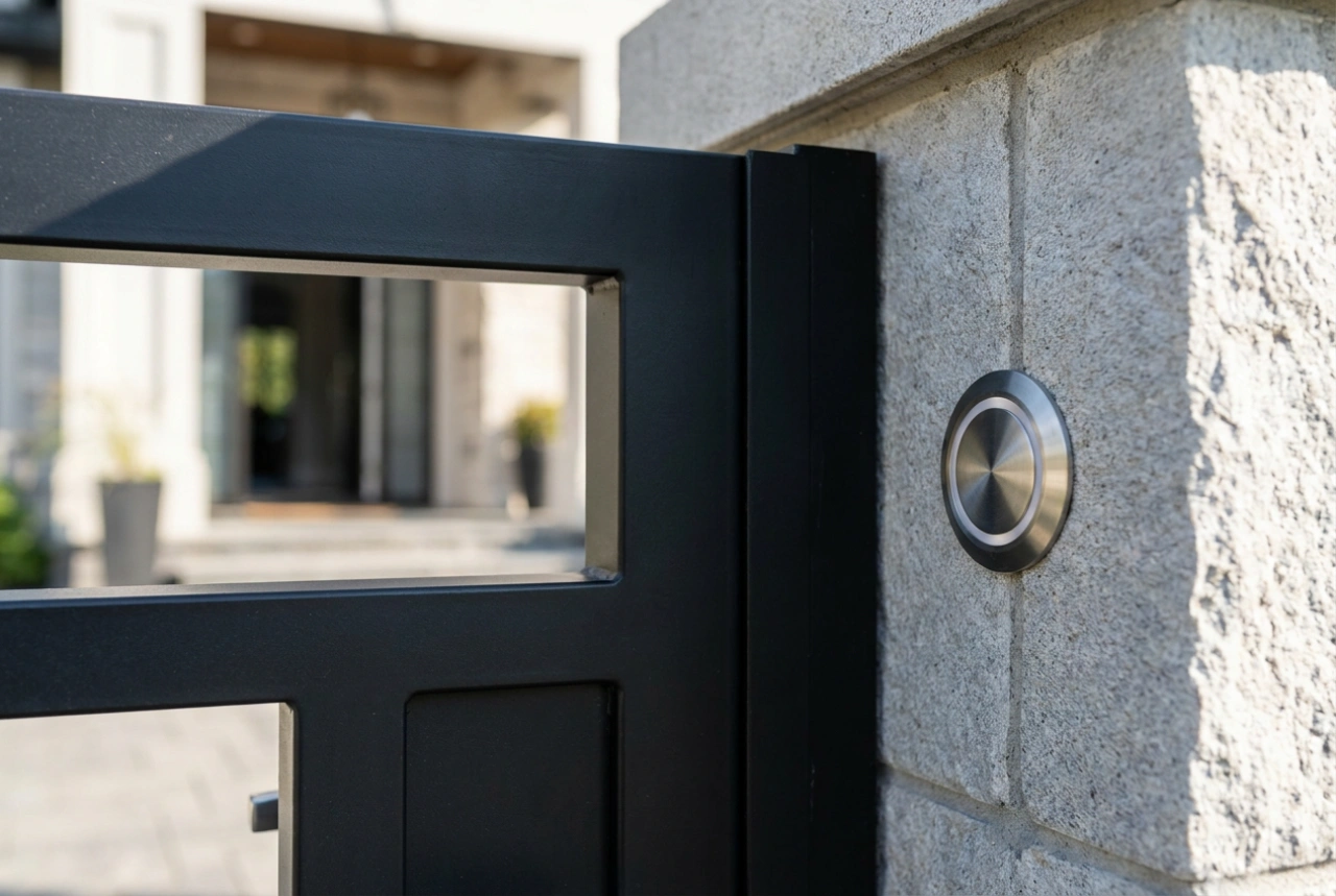 Videó-kaputelefon telepítésének előkészítése a kapunál és a bejáratnál