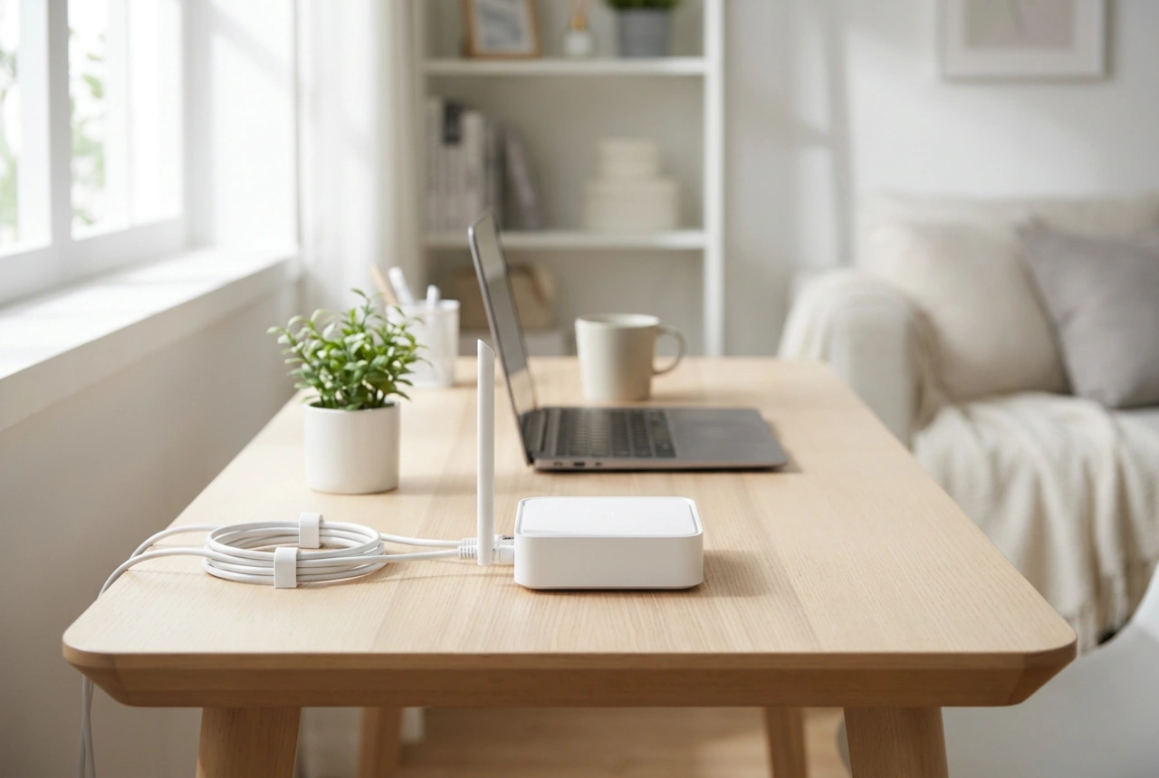 SIM-kártyás router külső antennával és a jobb LTE-térerő elérése