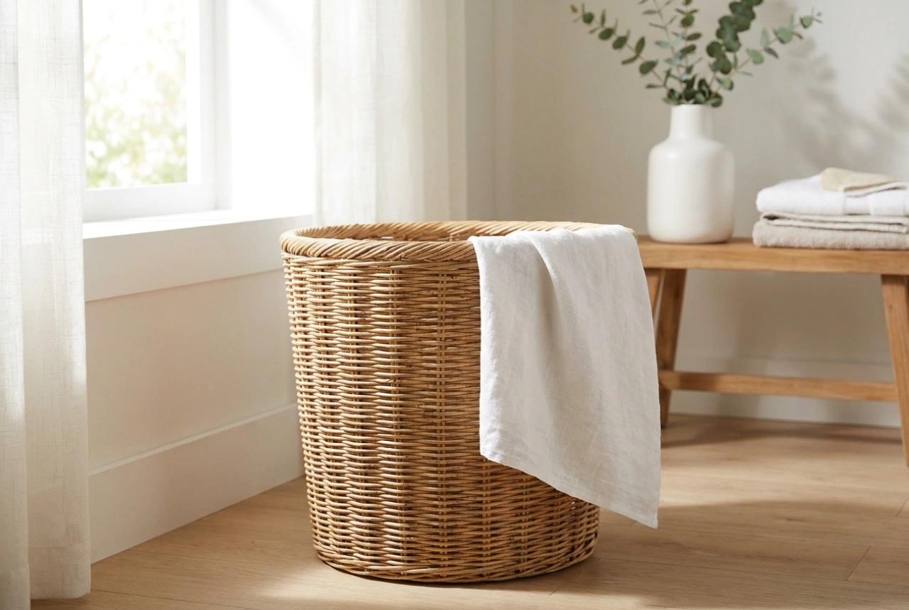 Hogyan ápoljuk a rattan szennyestartó kosarat, hogy ne szívja magába a nedvességet